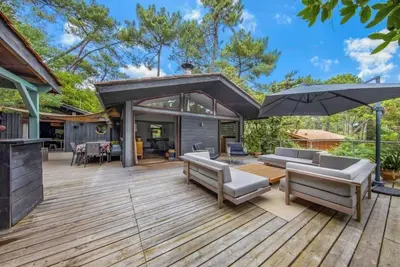 Image de Magnifique villa contemporaine Cap Ferret, 12 couchages 5 min à pied du Bassin