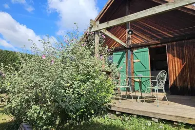 Image de Le Chalet Fiolant : chalet cosy en bois 6/8 personnes en bords de Sioule