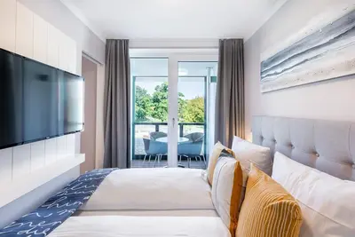 Image de Modern apartment at Godewindpark with covered balcony and wellness area