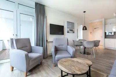 Image de Elegant apartment with sunny loggia, Spa use in the building and proximity to the Baltic Sea