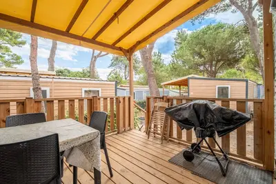 Image de Mobilhome au Camping 5* La Yole à Vendres avec terrasse lounge