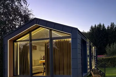 Image de Family vacation in a modern tiny house - relaxation, starry skies & pure nature!