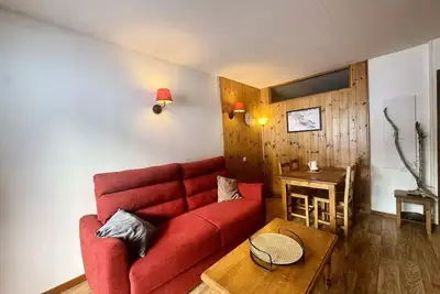 Image de Agréable studio ensoleillé et face aux pistes