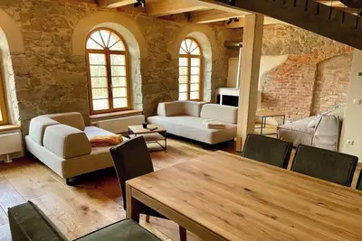 Image de Services avec Kamin, bain à remous et sauna