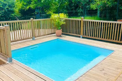 Image de bungalow avec confort moderne, bord de mer, pour 2 à 4 personnes, sans vis-à-vis