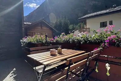 Image de Mountain view, 8 min. Saas-Fee, ski, 12 min. Mattmark