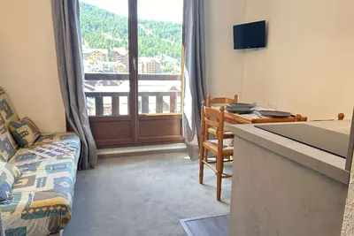 Image de Studio cosy 4 pers. , proche pistes, balcon