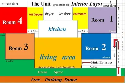 Image de Fabulous 4-bedroom/ 2-shared bath condo close to Uf and Shands H.