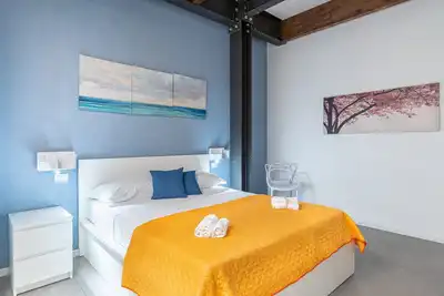 Image de Chambre 104 à 'Le Saline Rooms Marzamemi' Wi-Fi et climatisation (sans fenêtres)