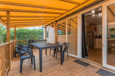 Image de Appartement 'Mobile Home Le Montourey' avec Balcon et Climatisation