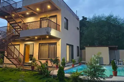 Image de \"Kanchan Kutir villa\" A Serene Escape in the Heart of Udaipur\"