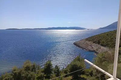 Image de Appartement de deux chambres avec le balcon et la vue sur le mer Borje, Peljesac (A-24837-a)