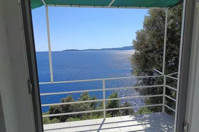 Image de Appartement de deux chambres avec le balcon et la vue sur le mer Borje, Peljesac (A-24837-b)