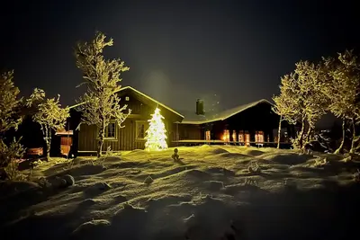 Image de High standard mountain cabin – sauna- outdoor jacuzzi – 4 bedrooms- pet friendly