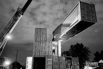 Indy's 1st Container Home- 3 car garage - Downtown