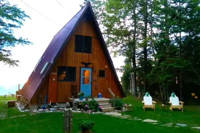 Image de A-Frame Cabin on Lake Michigan