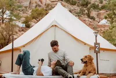 Image de Dry Tent Near Zion National Park - Double Queen Bed