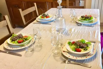 Image de Chambre d'hôtes 'Automne Hiver Été' avec terrasse partagée, jardin privé et Wi-Fi