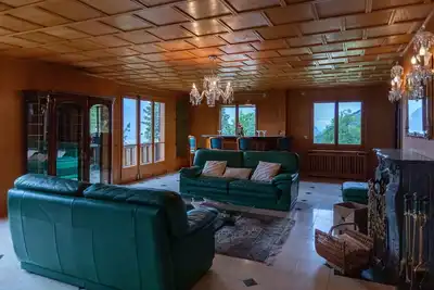 Image de Merveilleuse maison de vacances privée avec piscine privée, terrasse et vue panoramique