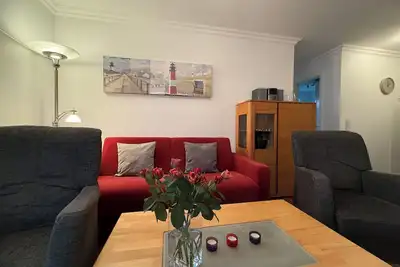 Image de Modern apartment with balcony, close to the beach, central, quiet location in Westerland