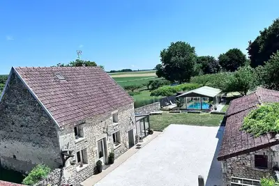 Image de La pompagne 12 personnes piscine privée et chauffée