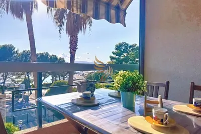 Image de CapRaphéa T2, Vue mer, balcon, parking, Clim, Wifi.