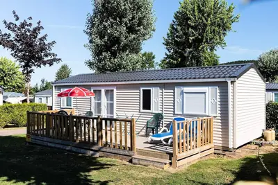 Image de Mobil-home | Comfort | 2 Ch. | 4 pers. | Terrasse surélevée non couverte | Tv