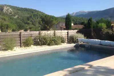 Image de Villa 'Le Grand Chemin' avec vue sur la montagne, piscine privée et Wi-Fi