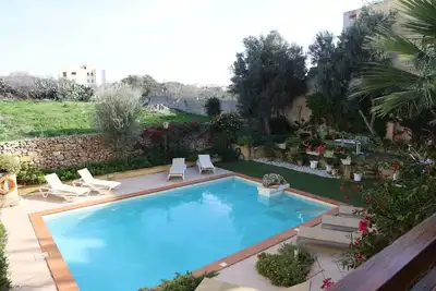 Image de Rustic Xagħra Farmhouse with Pool, Garden & Bbq