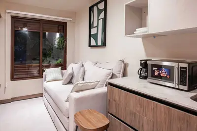 Image de Studio Double Élégant avec Cuisine Équipée et Wi-Fi