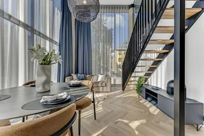 Image de Luxury 1-Br Loft/terrace/best area in Tallinn/Ac