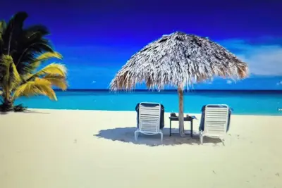 Image de Island Breeze Villa Palm Beach/Noord 7 minutes walking to the nearest beach