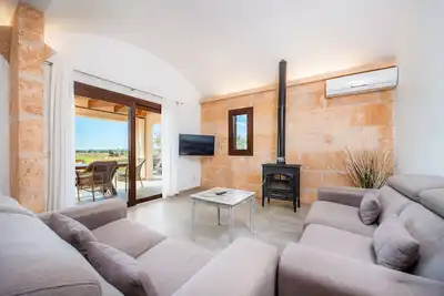 Image de Villa 'Es Porxo' avec vue sur la montagne, Wi-Fi et climatisation