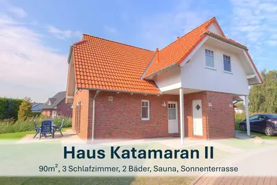 Image de Catamaran type 2 #W34a (1) - House catamaran type 2 with sauna - Nordseebad Burhave