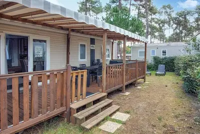 Image de Roulotte (statique) confortable à Saint-Julien-en-Born