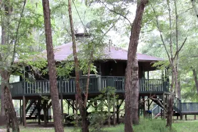 Image de Georgia's Family-Friendly Octagon Cabin Getaway in Claxton