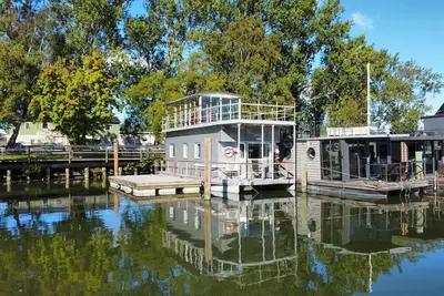 Image de Beau bateau à Göteborg avec sauna