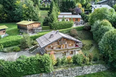 Image de Chalet luxe Megève – 4 ch/10 pers, vue montagne