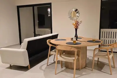 Penhouse apartment surrounded by nature