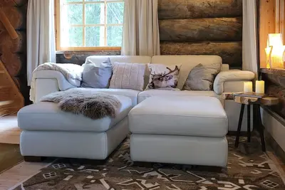 Image de Authentic Lapland Log Cabin, Private Sauna & Fireplace & Northern Lights in Ruka