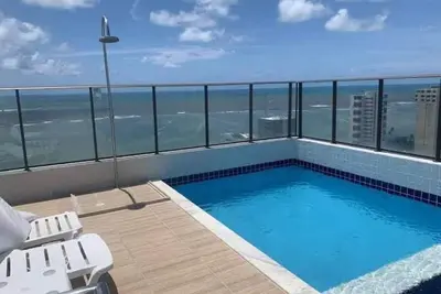 Image de Wonderful 1-bedroom apartment in Jaboatão dos Guararapes\nApartment with sea view