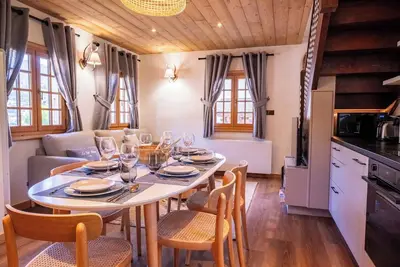 Image de Chalet cosy 3 chambres/6 personnes avec balcon – Megève