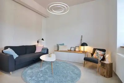 Image de Old school with a modern apartment - The reading room