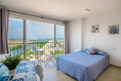 Image de Studio 'Spondylus 2' avec vue sur la mer, Wi-Fi et climatisation