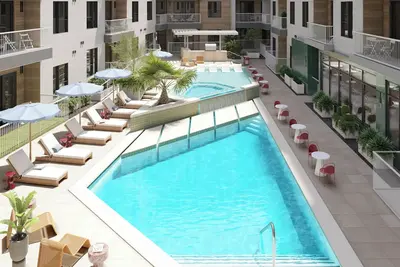 Image de 1br Suite w/ Private Balcony | Pool + Terrace + Restaurant | The Code