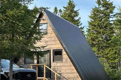 Image de Custom-built Aframe cabin! With hot tub, fire pit, and lake access!