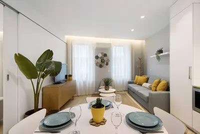 Image de Appartement 'T1 Moliceiros Centre d'Aveiro' avec Jardin Partagé, Wi-Fi et Climatisation