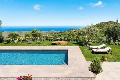 Image de Maison de vacances privée avec Wifi, piscine privée, climatisation, Tv, près de Cefalù