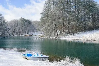 Image de Relax at Eagle’s Landing on the Lake - Hot Tub and Paddle Boat! Veteran Owned!