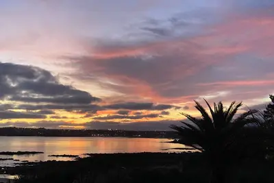 Image de vue exceptionnelle sur l océan